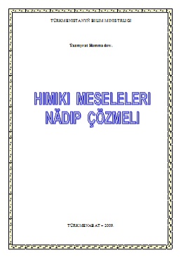 Himiki meseleleri nädip çözmeli